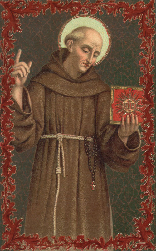 Saint Bernardin de Sienne, de l'Ordre de Saint-François